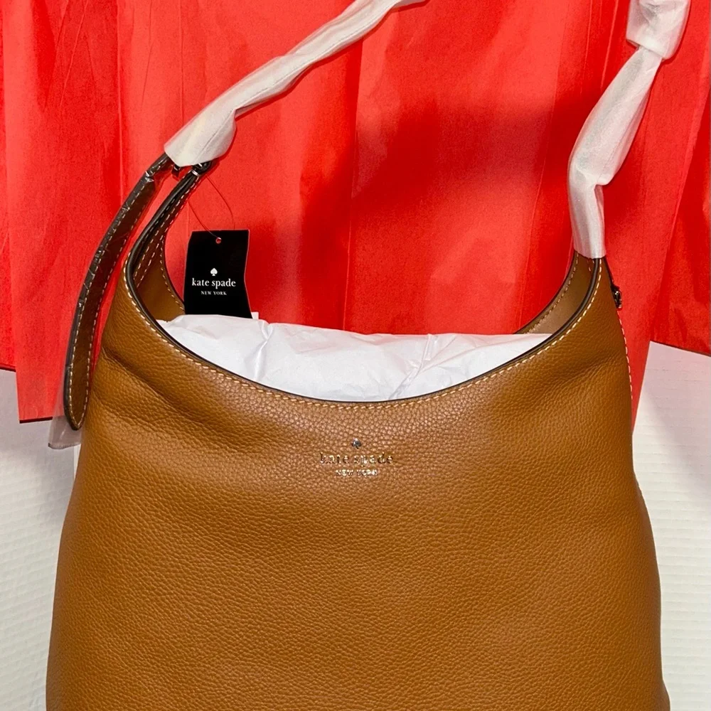 Kate Spade Tan Leather Hobo Bag